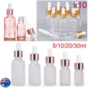 10/20/30ML Glass Liquid Dropper Reagent Eye Pipette Essential Oils Bottle Roller