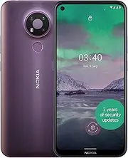 [Nokia] 3.4 Dual-SIM 32GB ROM + 3GB RAM Factory Unlocked 4G/LTE Smartphone (Dusk Purple) - International Version