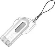 Rescue Tool Key Ring Window Breaker Car Emergency Hammer Rescue Hammers with Window Breaker and Seat Belt Cutter for Cars（White）