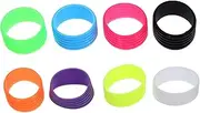 Racket Anti-Slip Ring Tennis Absorber Rackets Badminton Racket Absorber Racquet Tennis Overgrip Tennis Racket Tennis Balls Racket Grip Bands Reusable Racket Ring Silica Gel