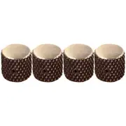 4 Pcs Volume Knob Guitar Accessories Aluminum Alloy Bass Knobs Control for