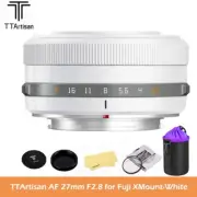 TTArtisan 27mm F2.8 XF APS-C AF Lens for Fujifilm Fuji X mount X-T3 X-T4 - White