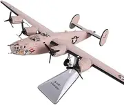 Replica Pre-Build Aircraf 1:72 for World War II Classic B-24D Long-Range Bomber Fighter Model Alloy Collection Military Display Collection Gift Display