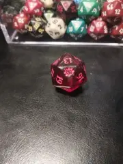 MTG D20 The Brother's War Die Jumbo Oversized Dice Crystal Red Bundle