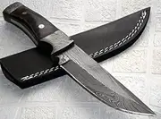 BC- T- 019 Custom Handmade Damascus Steel Knife- Ideal for Camping or Bushcraft