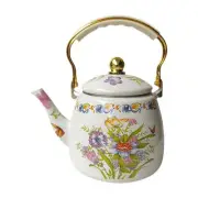 Enamel Tea Kettle Water Boiling Kettle 3.3L Sturdy Multifunctional Heat