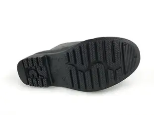 MIT台灣製 時尚雨靴 側邊單飾釦 防水百搭黑色中筒膝下防水雨靴279