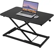 Height Adjustable Standing Desk Converter for Ergonomic Sit Stand Workstations Size 23.62X13.38 inch