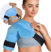 Shoulder Ice Pack Rotator Cuff Cold Therapy, Reusable Gel Ice Wrap for