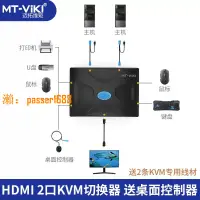 在飛比找樂天市場購物網優惠-【可開發票】邁拓維矩MT-HK02 hdmi切換器kvm2口