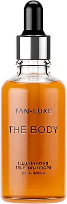 Tan Luxe The Body Fake Tan Drops, Light/Medium (50 ml) Add Tanning Drops to S...