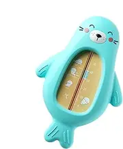Baby Bath Thermometer, Floating Bath Temperature Gauge, Animal Design Water Safety, Lightweight Bathtub Checker, Thermometer for Kids, Indoor, Present, 15x10.2cm