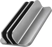OKUMEYR Vertical Type Laptop Stand Aluminum Alloy Holder for Tablets Laptops Space Saving Computer Base with Ergonomic Design Durable Heat Dissipation for Desk Organization