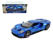 Maisto 31384BL 2017 Ford GT Blue Metallic 1/18 Diecast Model Car