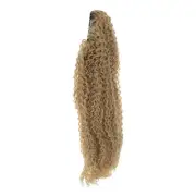 Nature Long Hair Ponytail wig Clip for Women 23.62inch Gold Tone 1 Pc