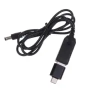 USB Type-C to DC 9V12V 5.5x2.1mm Charging Cable Power Adapter for Router Speaker