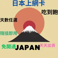 在飛比找蝦皮購物優惠-日本4G上網卡  DOCOMO 無限 卡 北海道 東京 大阪