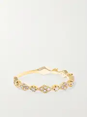[Pascale Monvoisin] Pascale Monvoisin - Ava N°1 9-karat Gold And Sterling Silver Diamond Ring - 8 1/4 8 1/4 Gold