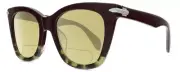 Rag&Bone 1029 Cat Eye Polarized BIFOCAL Sunglass Red Havana Tortoise Silver 52mm