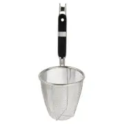 High Side Colander Pasta Strainer Basket Spaghetti with Handle Kitchen Sieve