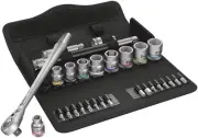 05004048001 8100 SB 8 Zyklop Metal Ratchet Set with Switch Lever, 3/8" Drive,...