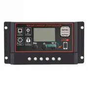 12/24V LCD Solar Charge Controller USB Output Auto Solar Time Controller Panel