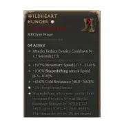 Diablo 4 Season 8 Wildheart Hunger 1GA 5% Unique Boots Druid Item Gear Equipment
