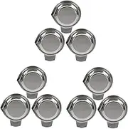 Alipis 3sets Kitchen Weighing Pan Scales Charcuterie Plate White Tray Gold Tray Platter Weighing Pan Serving Platters Plateau Grams Scale Gram Silver Stainless Steel 3pcs*3