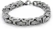[Sctorikykt] Durable Titanium Steel Bracelet for Men and Boys, Sleek Design with Lobster Claw Clasp, Rust and Allergy Resistant, High Polish Finish, Masculine Accessory