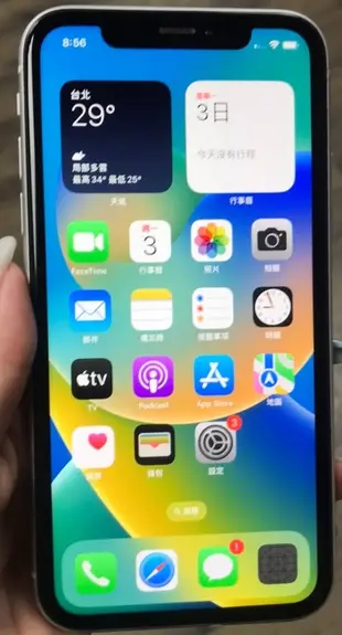 公司貨 iPhone XR 128G 白色Face ID不能用MRYD2TA A12仿生晶片