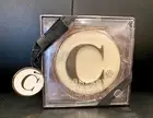 Monogram “C” Compact Purse Mirror embellished with Swarovski Crystal, NIB