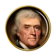 President Thomas Jefferson Pin Badge