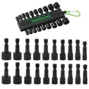 Swanlake 20Pcs Garden Tools Power Nut Driver Set Impact Drill SAE and Metric