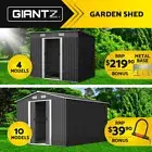 Giantz Garden Shed Sheds Outdoor Storage Workshop House Shelter Metal Base Tool