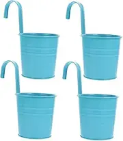 FONDOTIN Terracotta Pots Hangers 4pcs Iron Flowerpot Hanging Flowerpot Container