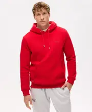 Essential Logo Hoodie | Rouge Red