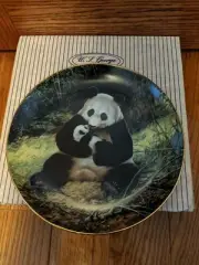 Collector Plate Last of Their Kind - The Endangered Species The Panda