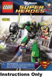 NEW INSTRUCTIONS ONLY LEGO SUPERMAN VS. POWER ARMOR LEX 6862 manual from set