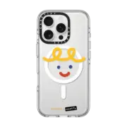 iPhone 16 Pro Clear Case MagSafe Compatible Macaroni Smile