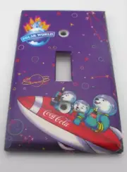 Coca Cola Vintage Polar Bears Polar World Vintage Light Switch Cover Plate
