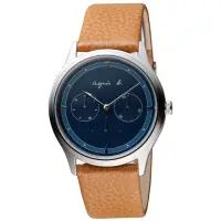 在飛比找momo購物網優惠-【agnes b.】簡約時尚腕錶(VD75-KYF0J/BP