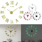 Luminous Wall Clock Easy Assembly DIY Acrylic Sticker for Elegant Decor