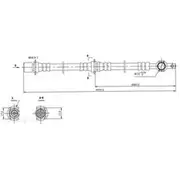 Protex Brake Hose - H1577