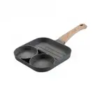 Two Holes Frying Pot Pan Thickened Omelet Pan Non-Stick Egg Pancake Maker