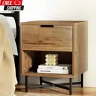 Artiss Bedside Table with Drawers High Gloss Nightstand, Bedroom Living Room Hom