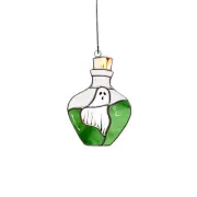 HANDMADE Ghost Stained Glass Window Hangings Halloween stained glass suncatcher