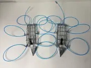 2 Pack Crab Snare Trap for Saltwater Ocean Fishing, 4oz, Dungeness & Blue Crab