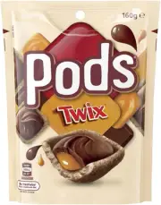 Pods Twix Snack & Share Chocolate Bag 160 G