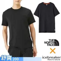 在飛比找momo購物網優惠-【Icebreaker】男 100%美麗諾羊毛 圓領短袖上衣