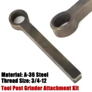 For Dremel Craftsman Lathe Tool Post Grinder Attachment 3/4-12 Thread A-36 Steel